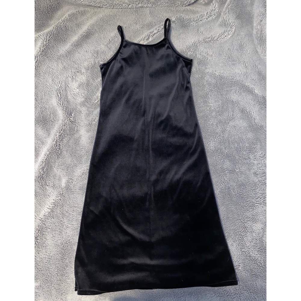 Amy Byer long velvet dress